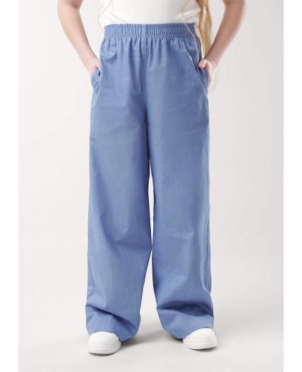 CLE Брюки дев. 853049/18дж, голубой