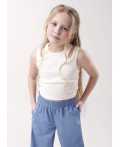 CLE Майка дев. укор. 856675/18ш, молочный