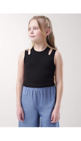 CLE Майка дев. укор. 856675/18ш, чёрный