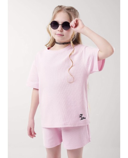 CLE Футболка дев. 857046/19шаф, св.розовый