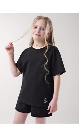 CLE Футболка дев. 857046/19шаф, чёрный