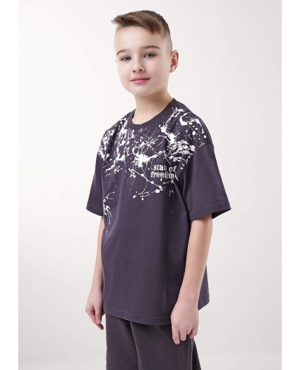 CLE Футболка мал. 857110/20кд_п, т.серый