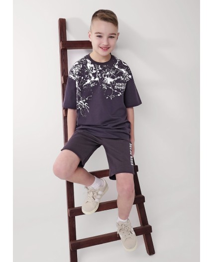 CLE Футболка мал. 857110/20кд_п, т.серый