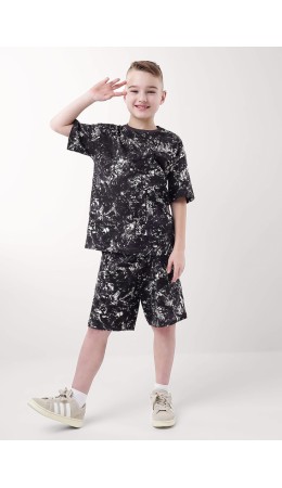 CLE Шорты мал. 857078/20кдн, т.серый/молочный