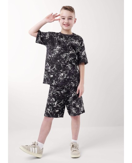 CLE Шорты мал. 857078/20кдн, т.серый/молочный