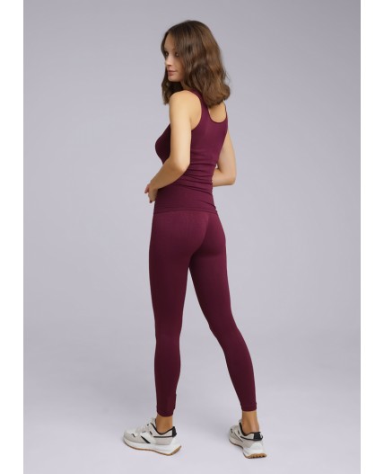 CLE LL012pt Лосины жен.спорт., виноградный