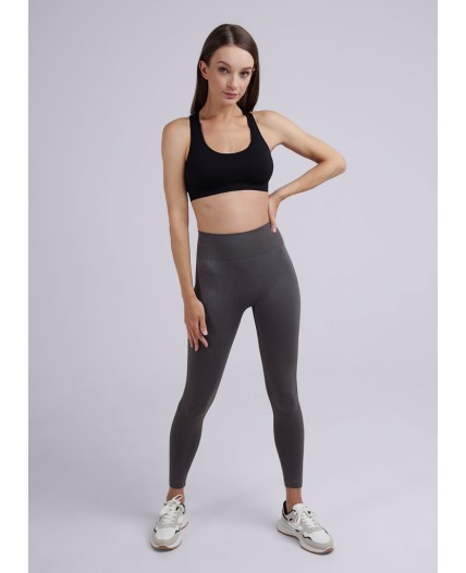 CLE LL012pt Лосины жен.спорт., т.серый