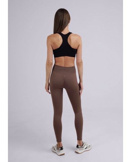 CLE LL012pt Лосины жен.спорт., кофейный