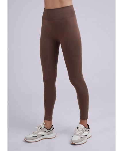 CLE LL012pt Лосины жен.спорт., кофейный