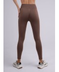 CLE LL012pt Лосины жен.спорт., кофейный