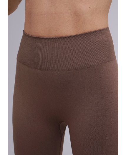 CLE LL012pt Лосины жен.спорт., кофейный