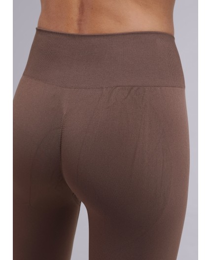 CLE LL012pt Лосины жен.спорт., кофейный