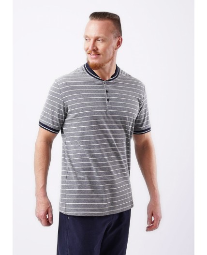 CLE Джемпер муж. 552443/01зн, т.синий/белый