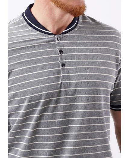 CLE Джемпер муж. 552443/01зн, т.синий/белый