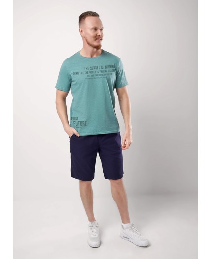 CLE Футболка муж. 552520/22о_п, т.бирюзовый