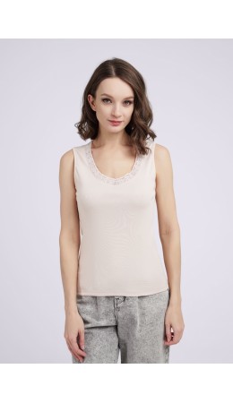 CLES LM115/1у Майка жен. Market line, бежевый