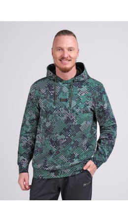 CLE Джемпер муж. 442419/05ун, т.зелёный/т.серый