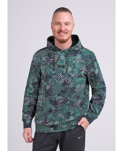 CLE Джемпер муж. 442419/05ун, т.зелёный/т.серый