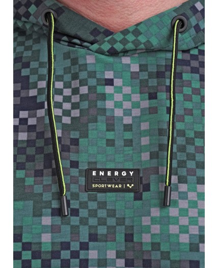 CLE Джемпер муж. 442419/05ун, т.зелёный/т.серый