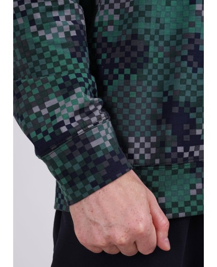 CLE Джемпер муж. 442419/05ун, т.зелёный/т.серый