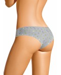 CLE BR1158 Трусы жен. Витаминка, св.серый/св.зелёный