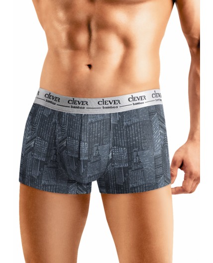 CLE MH551523 Трусы муж., т.голубой/серый