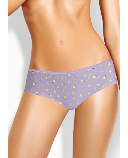 CLE SH1158/1 Трусы жен. Витаминка, св.фиолетовый/св.жёлтый