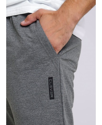 CLE Брюки муж. 601717/7фэ, меланж серый