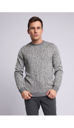 CLE Джемпер муж. 633730ха, меланж серый