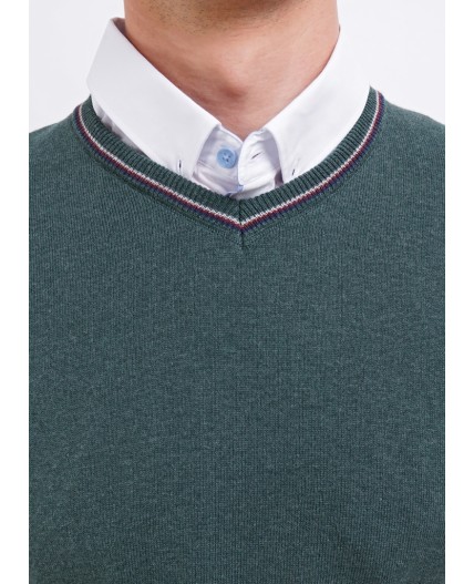 CLE джемпер муж. 692490х д.р., т.зелёный