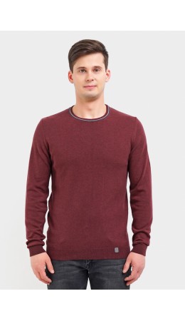 CLE джемпер муж. 692502х д.р, меланж т.бордовый