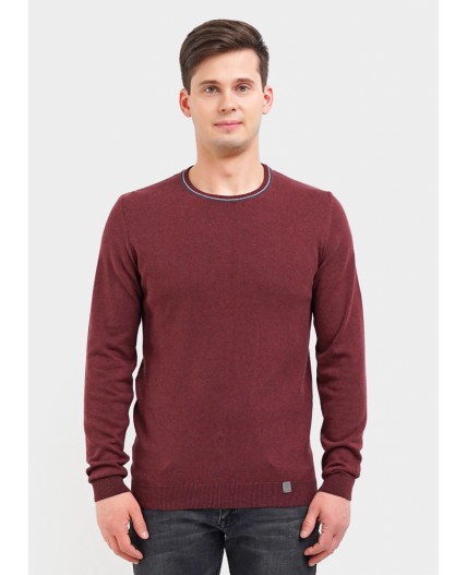 CLE джемпер муж. 692502х д.р, меланж т.бордовый