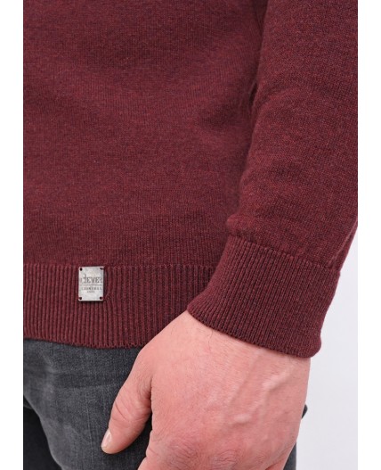 CLE джемпер муж. 692502х д.р, меланж т.бордовый