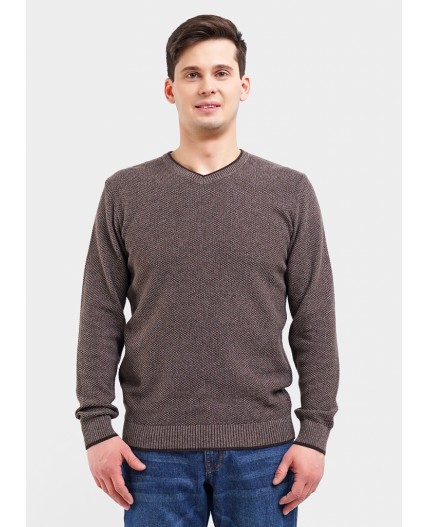 CLE джемпер муж.692444хпэ д.р, коричневый
