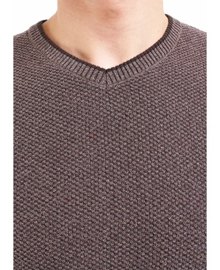 CLE джемпер муж.692444хпэ д.р, коричневый