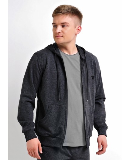 CLE Куртка муж 601251/1фэ д.р., меланж т.серый