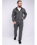CLE Куртка муж 601251/6фэ mx д.р, меланж т.серый