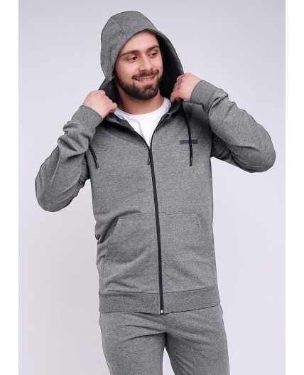 CLE Куртка муж 601251/6фэ д.р, меланж серый