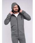CLE Куртка муж 601251/7фэ mx д.р, меланж серый