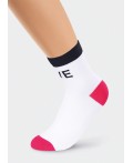 CLE Носки дет.С1150 16-18,18-20 UNO хл+эл, белый