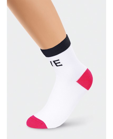 CLE Носки дет.С1150 16-18,18-20 UNO хл+эл, белый