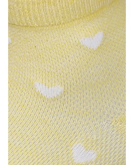 CLE Носки дет.С1195 20-22,22 сетка дев, меланж жёлтый