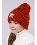 CLE Шапка дет.792486ап, меланж т.оранжевый