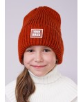 CLE Шапка дет.792486ап, меланж т.оранжевый