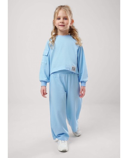 CLE Брюки дев. 857011/16з, голубой