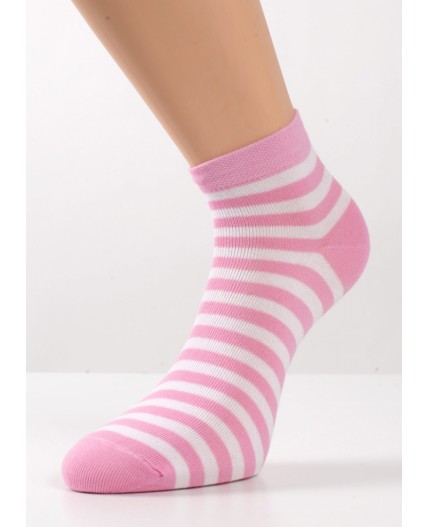ЭЙС Носки жен.Д111ш хл+эл укор, розовый