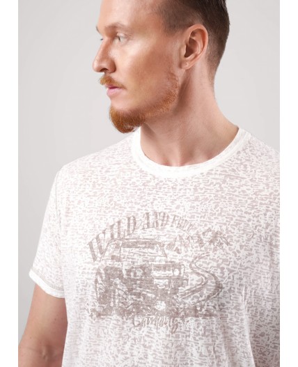 CLE Футболка муж. 552577/30хэ_п, молочный