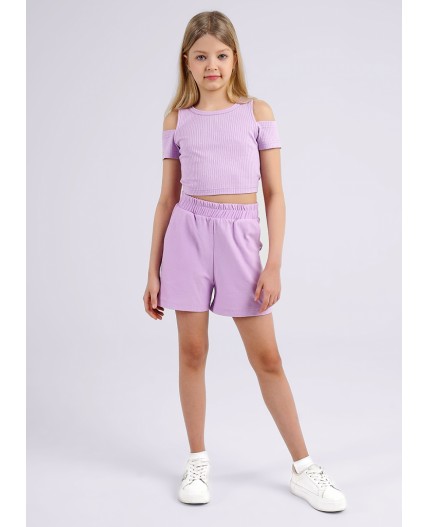 CLE Шорты дев. 846140д, св.фиолетовый