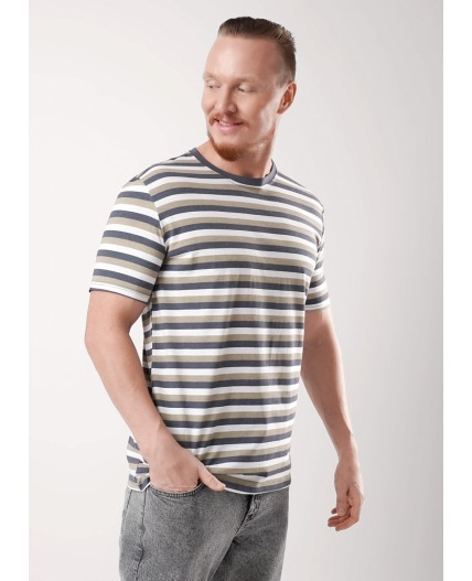 ЭЙС фуфайка муж600311кн кор.р, т.серый/св.коричневый