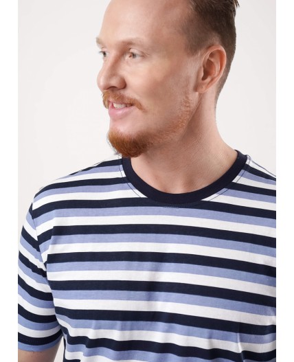 ЭЙС фуфайка муж600311кн кор.р, т.синий/т.голубой